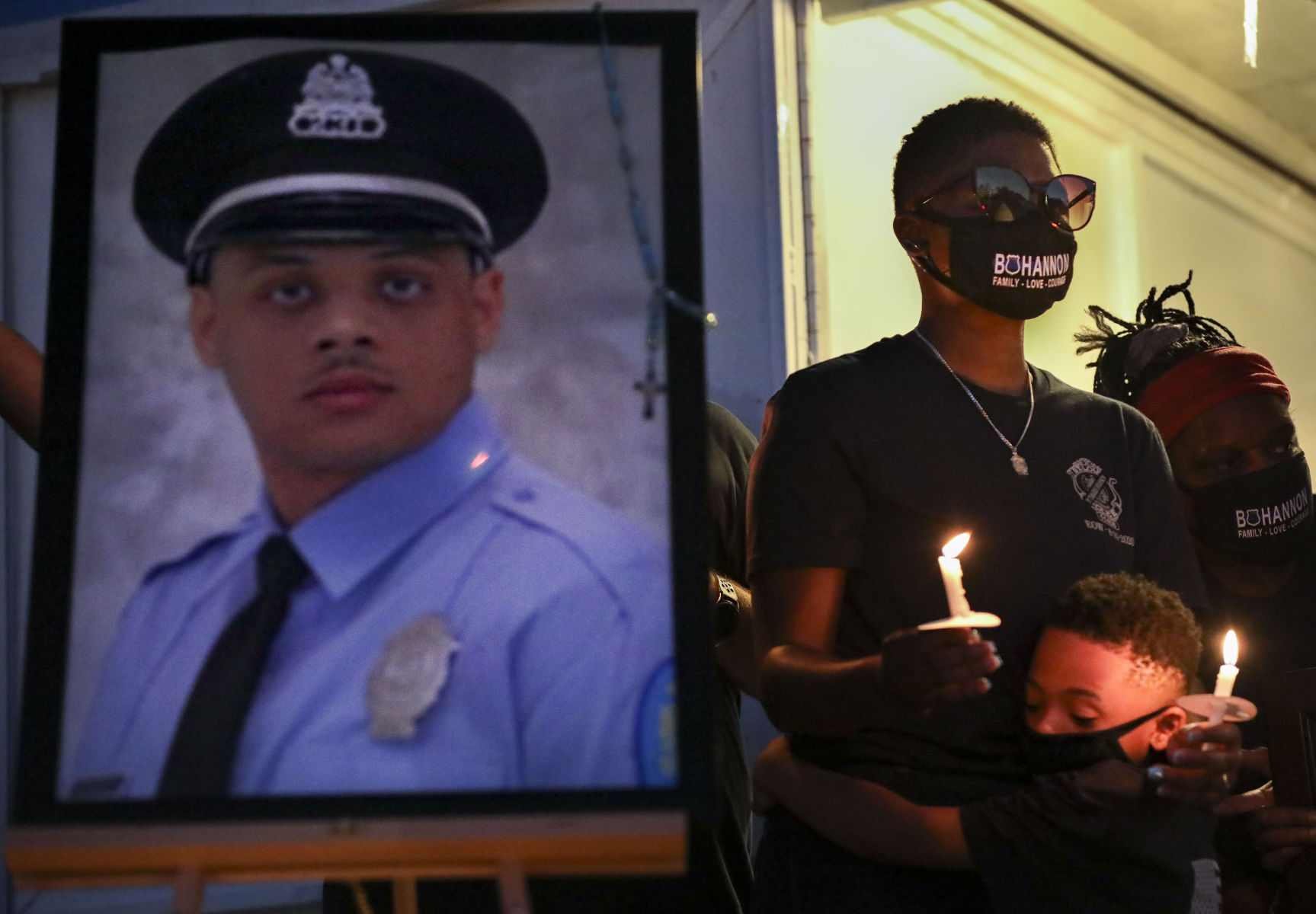 Candlelight Vigil for Officer Bohannon